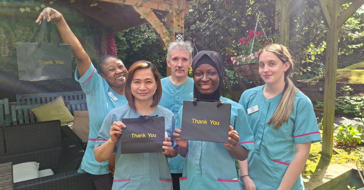 MHA Handsworth celebrates Carers Week with gifts bags and treats for all staff